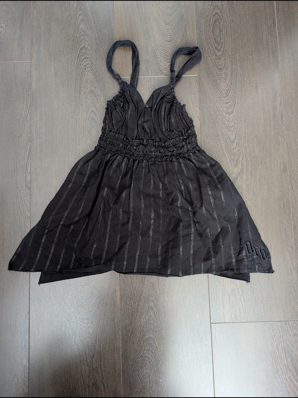 Orb Black w/ Pinstripe Detail Tank Top